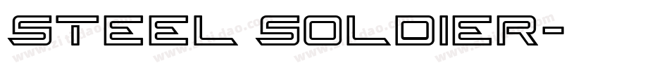 Steel Soldier字体转换